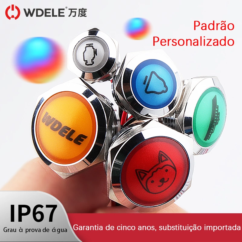 Série WD-L com luz indicadora personalizada