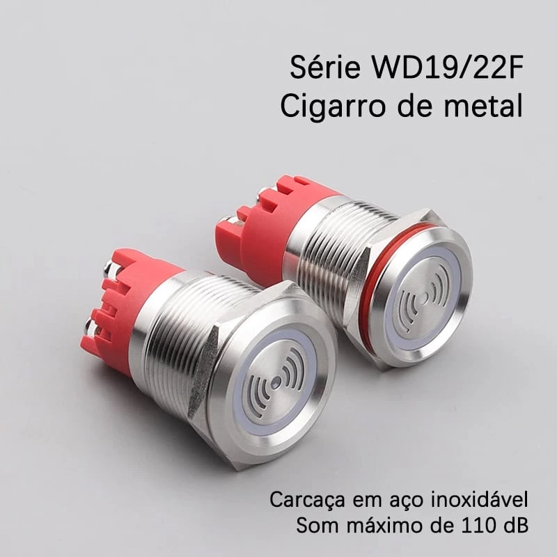 Campainha metálica série WD19/22F