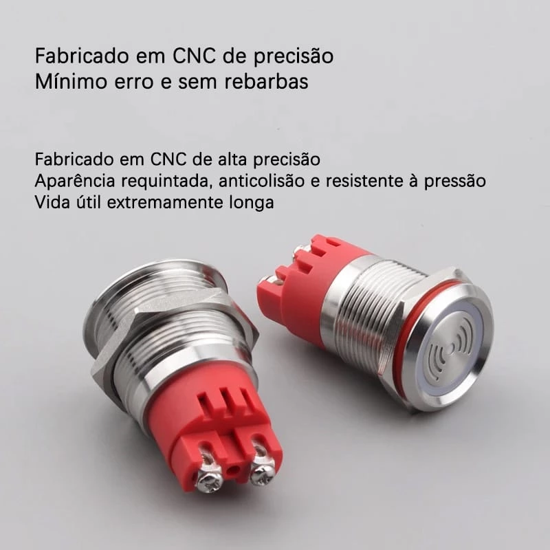 Campainha metálica série WD19/22F